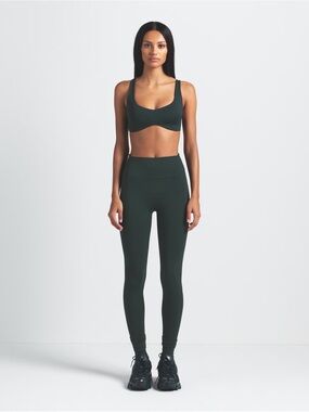 NikeSKIMS Matte Women's High-Waisted 26" Leggings - NWT- Dark Teal - S